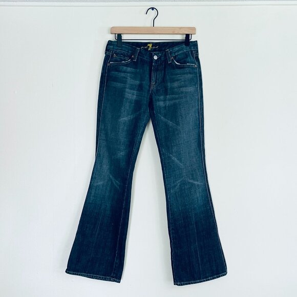7 for all Mankind "A" Pocket Jeans Bootcut Medium Wash Size 29 - Picture 1 of 10